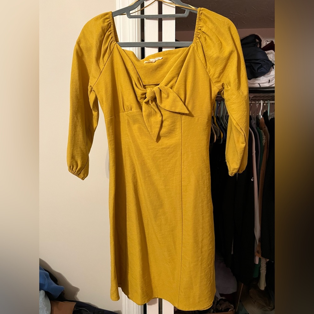 Gold dress
